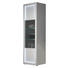 VITRINE Weiß - Silberfarben/Weiß, Design, Glas/Kunststoff (60/204/41cm) - Carryhome