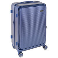 REISEKOFFER Blau  - Blau, Design, Kunststoff/Textil (43/66/28cm) - Novel