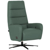 RELAXSESSEL Leder Opal  - Opal/Schwarz, Modern, Leder/Metall (66/110/83cm) - Joop!