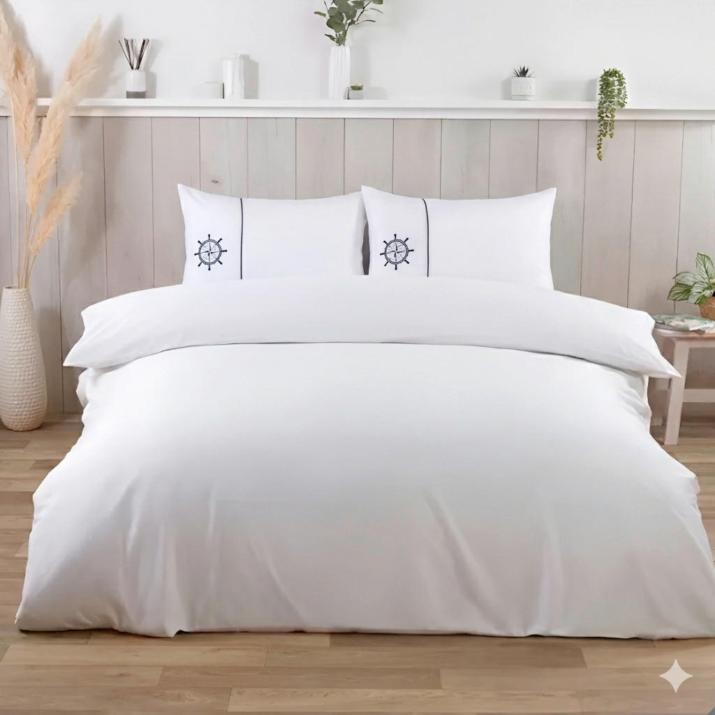 ÁGYNEMŰHUZAT-GARNITÚRA 140/200 cm  - fehér, Basics, textil (140/200cm) - Margaret G.