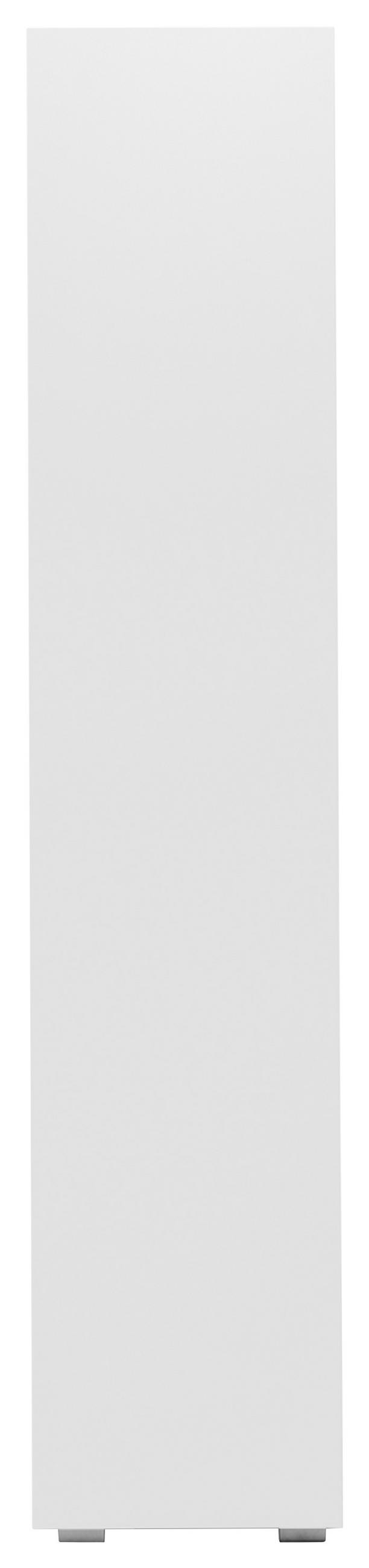 REGALELEMENT Weiß - Silberfarben/Weiß, KONVENTIONELL (25/131/27cm) - MID.YOU
