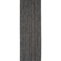 OUTDOORTEPPICH für Terrasse und Balkon 80/250 cm MIRA Schwarz  - Schwarz, Design, Textil (80/250cm) - Ayyildiz 