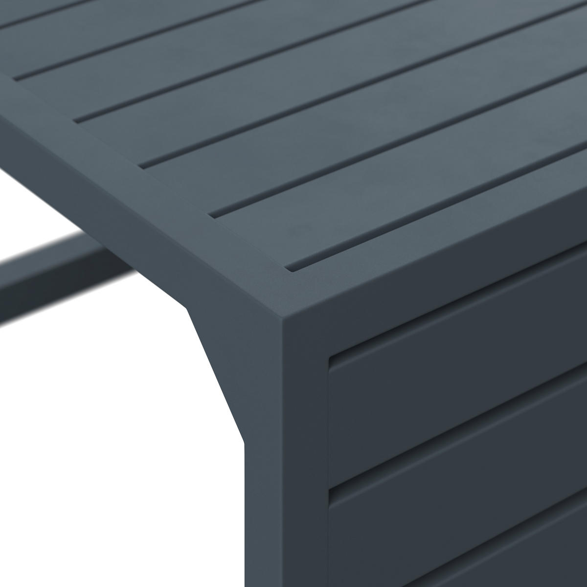 LOUNGETISCH  - Dunkelgrau, MODERN, Metall (60/34/38cm) - Ambia Garden