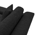 BIGSOFA Struktur, Bouclé Anthrazit  - Greige/Anthrazit, MODERN, Kunststoff/Textil (240/76/125cm) - Landscape