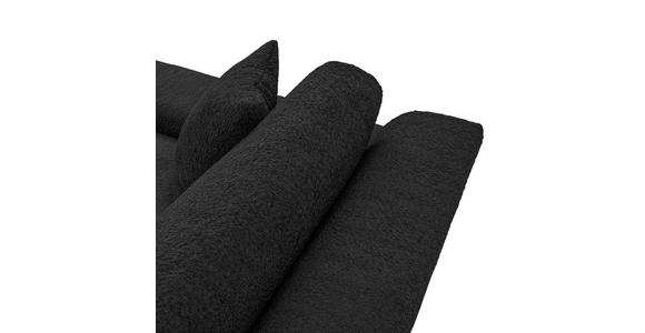 BIGSOFA Struktur, Bouclé Anthrazit  - Greige/Anthrazit, MODERN, Kunststoff/Textil (240/76/125cm) - Landscape