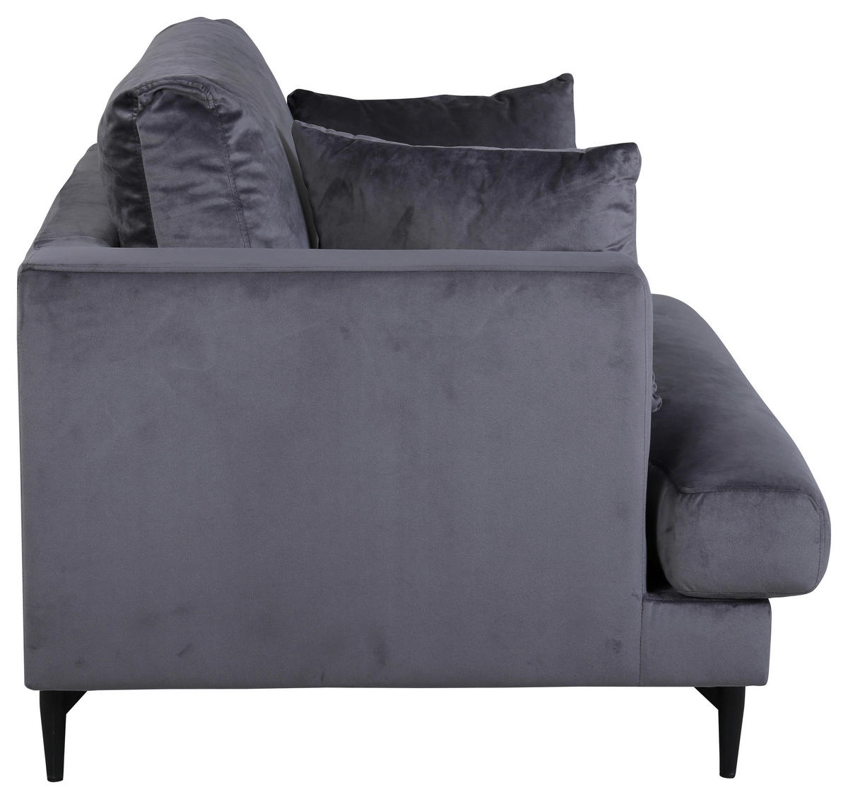 SESSEL in Dunkelgrau  - Dunkelgrau, Design, Textil/Metall (104/82/92cm) - Livetastic
