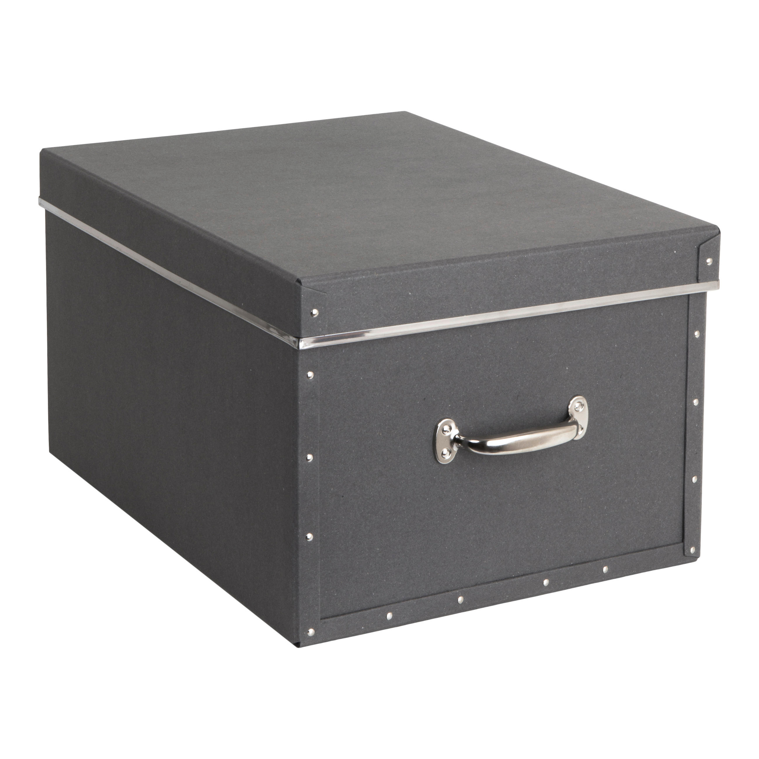 KARTONAGE    51/38/28,5 cm  - Grau, Basics, Karton/Papier (51/38/28,5cm)