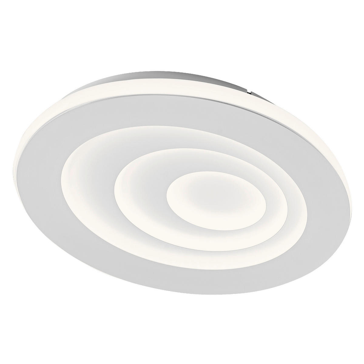LED-DECKENLEUCHTE Orbis Spiral Oval 36/30/5,6 cm   - Weiß, Design, Kunststoff/Metall (36/30/5,6cm) - Osram