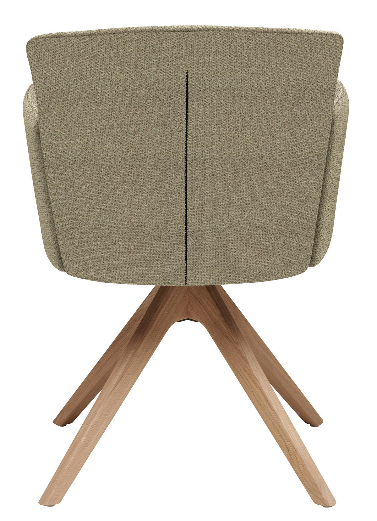 ARMLEHNSTUHL in Holz, Textil Sandfarben, Wildeiche  - Sandfarben/Wildeiche, Design, Holz/Textil (58/83/62cm) - Venjakob