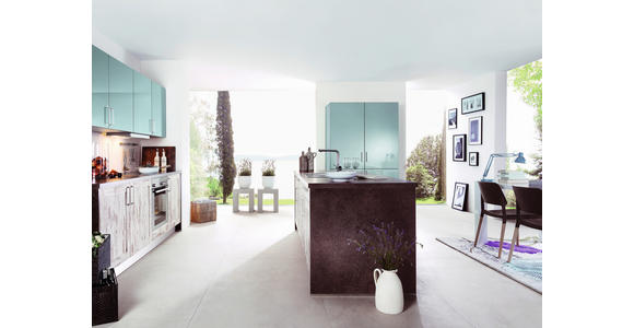 EINBAUKÜCHE   - Basics, Holzwerkstoff - Novel