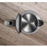 Reisewasserkocher - Edelstahlfarben/Schwarz, Basics, Kunststoff/Metall (17/18/12cm) - Reer
