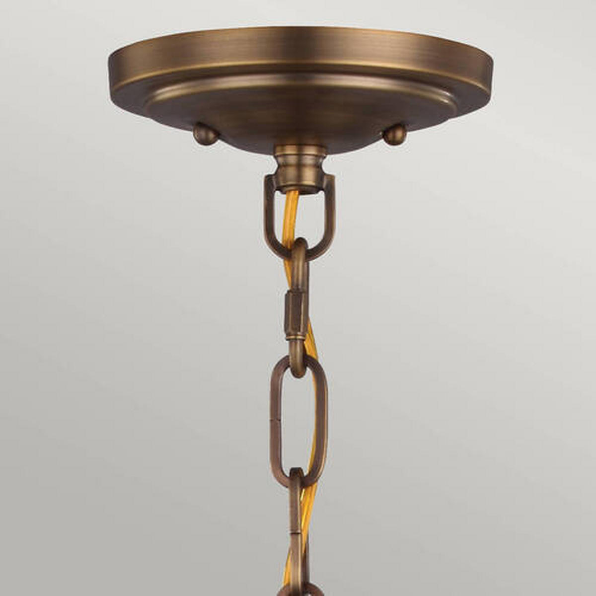 VISEČA SVETILKA  Elstead Cadence      20.3/43.2 cm      E27 - črna/barve medenine, Konvencionalno, kovina/steklo (20.3/43.2cm) - Elstead Lighting