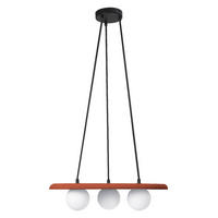 PENDELLEUCHTE 50/38,5/150 cm  - Braun, Natur, Glas/Stein (50/38,5/150cm) - Ledvance