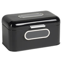 Chlebník  - čierna, Design, kov (30/20/16,5cm) - Echtwerk