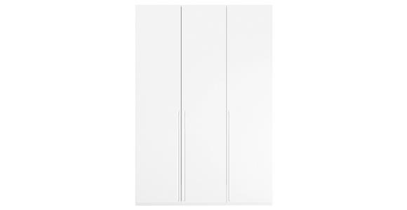 DREHTÜRENSCHRANK 151/235/60 cm 3-türig Weiß - Weiß, Trend, Holzwerkstoff/Metall (151/235/60cm) - Novel