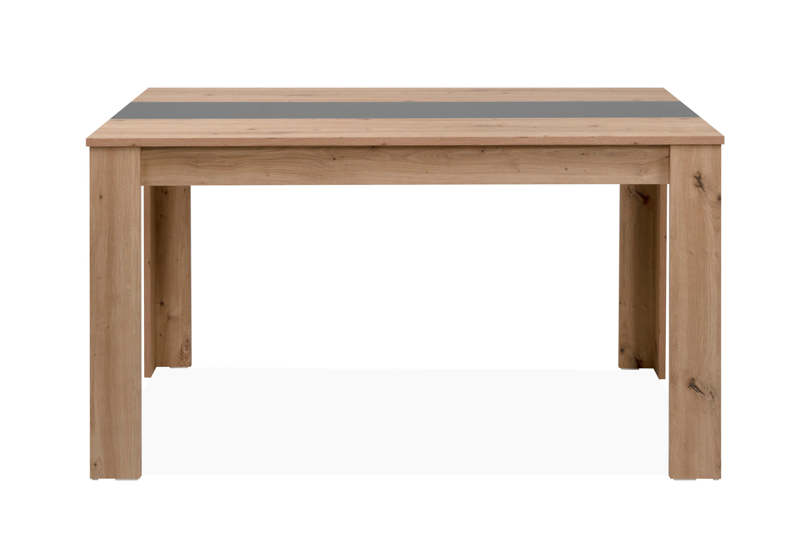 ESSTISCH in Holzwerkstoff 138/80/74 cm   - Anthrazit/Eiche Artisan, Basics, Holzwerkstoff (138/80/74cm) - MID.YOU