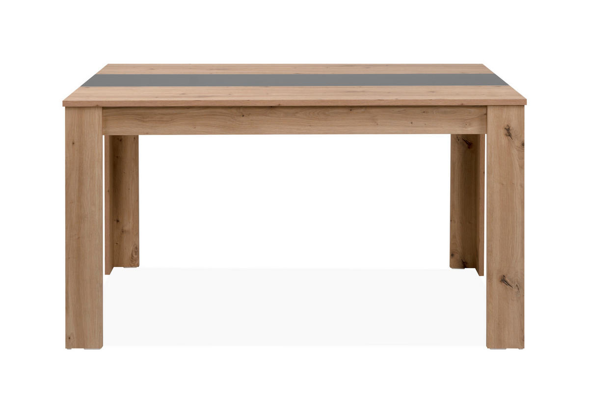 ESSTISCH in Holzwerkstoff 138/80/74 cm   - Anthrazit/Eiche Artisan, Basics, Holzwerkstoff (138/80/74cm) - MID.YOU