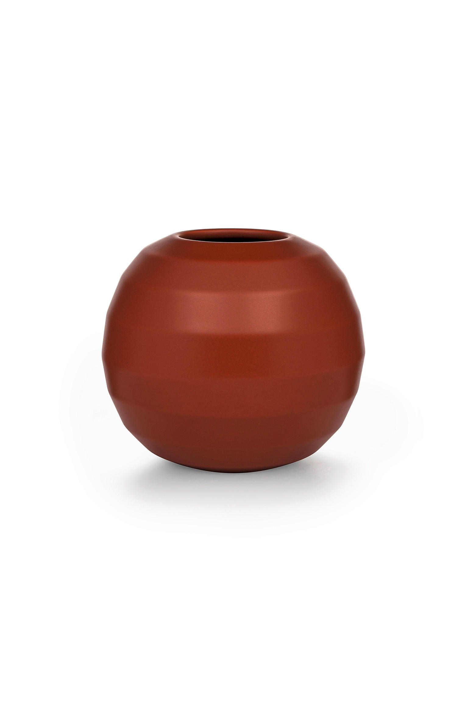 VASE 14 cm  - Rotbraun, Basics, Keramik (16/14cm) - Markslöjd