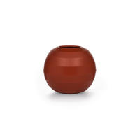 VASE 14 cm  - Rotbraun, Basics, Keramik (16/14cm) - Markslöjd