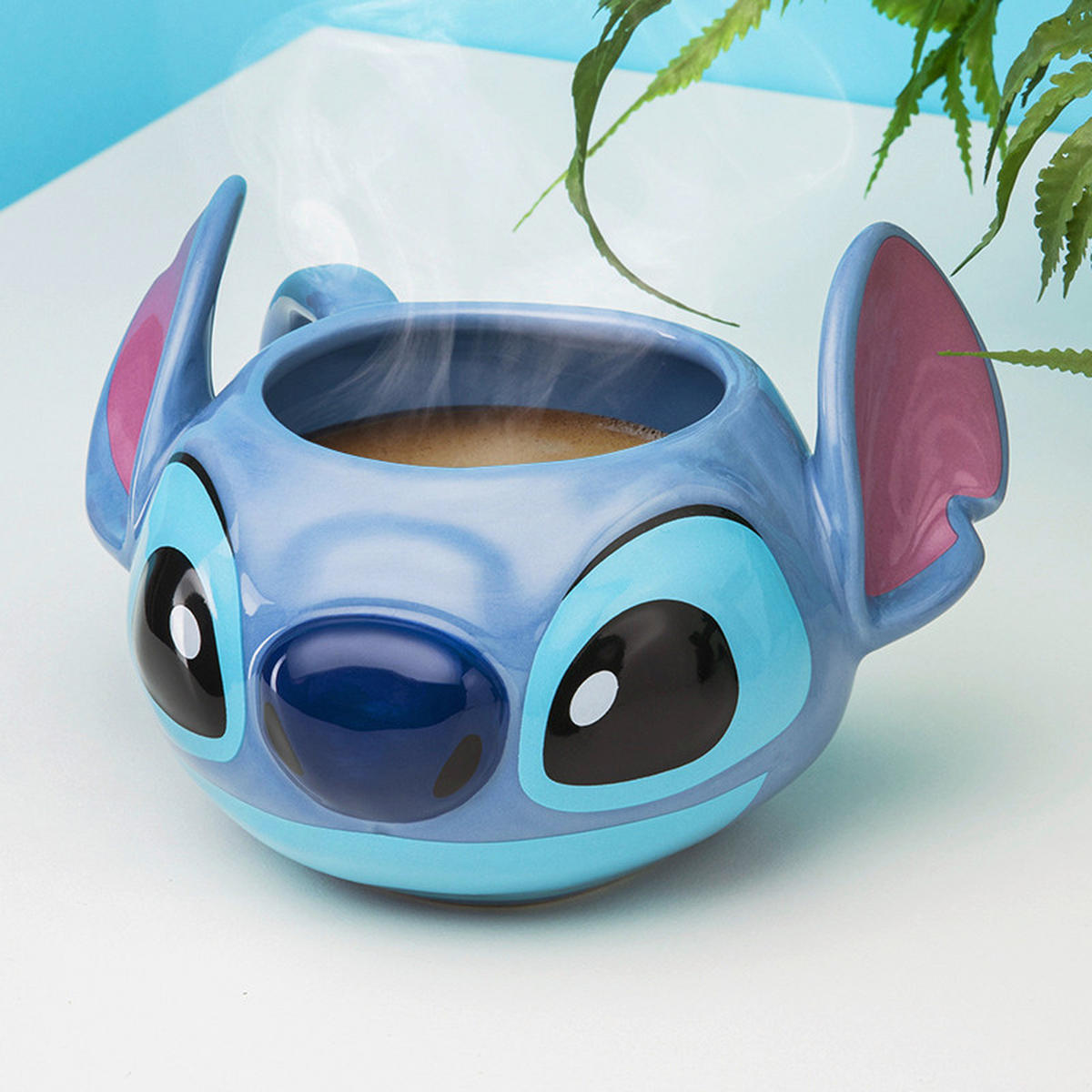 TASSE Stitch 450 ml  - Blau, Basics, Keramik (13.47/15.75/88.9cm) - Disney