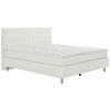 BOXSPRINGBETT 180/200 cm  in Beige  - Beige/Alufarben, KONVENTIONELL, Textil/Metall (180/200cm) - Carryhome