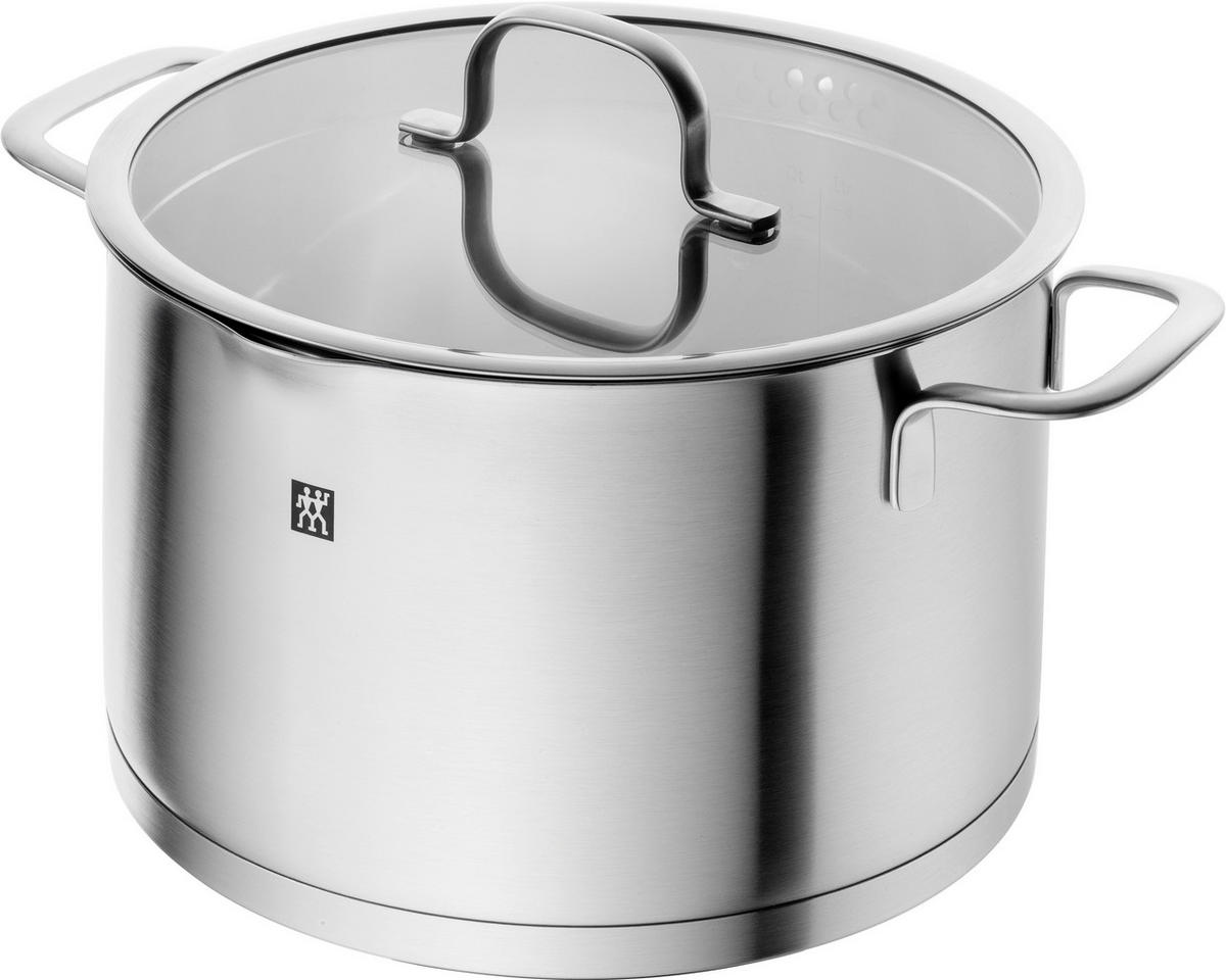 KOCHTOPFSET TrueFlow 6-teilig  - Edelstahlfarben, Basics, Metall - Zwilling