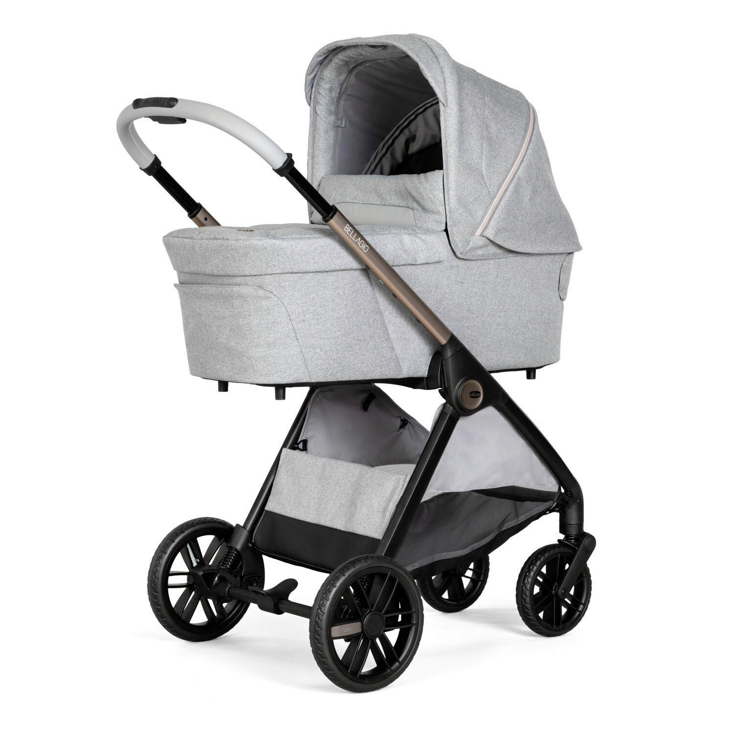 KINDERWAGEN  Bellagio  Lunar Rock  - Grau, Basics, Metall (55/82/97-106cm) - Chicco