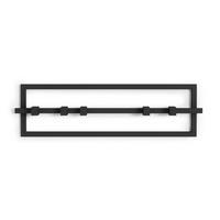 GARDEROBA ZIDNA   crna  metal  - crna, Basics, metal (53/15/6cm) - Umbra