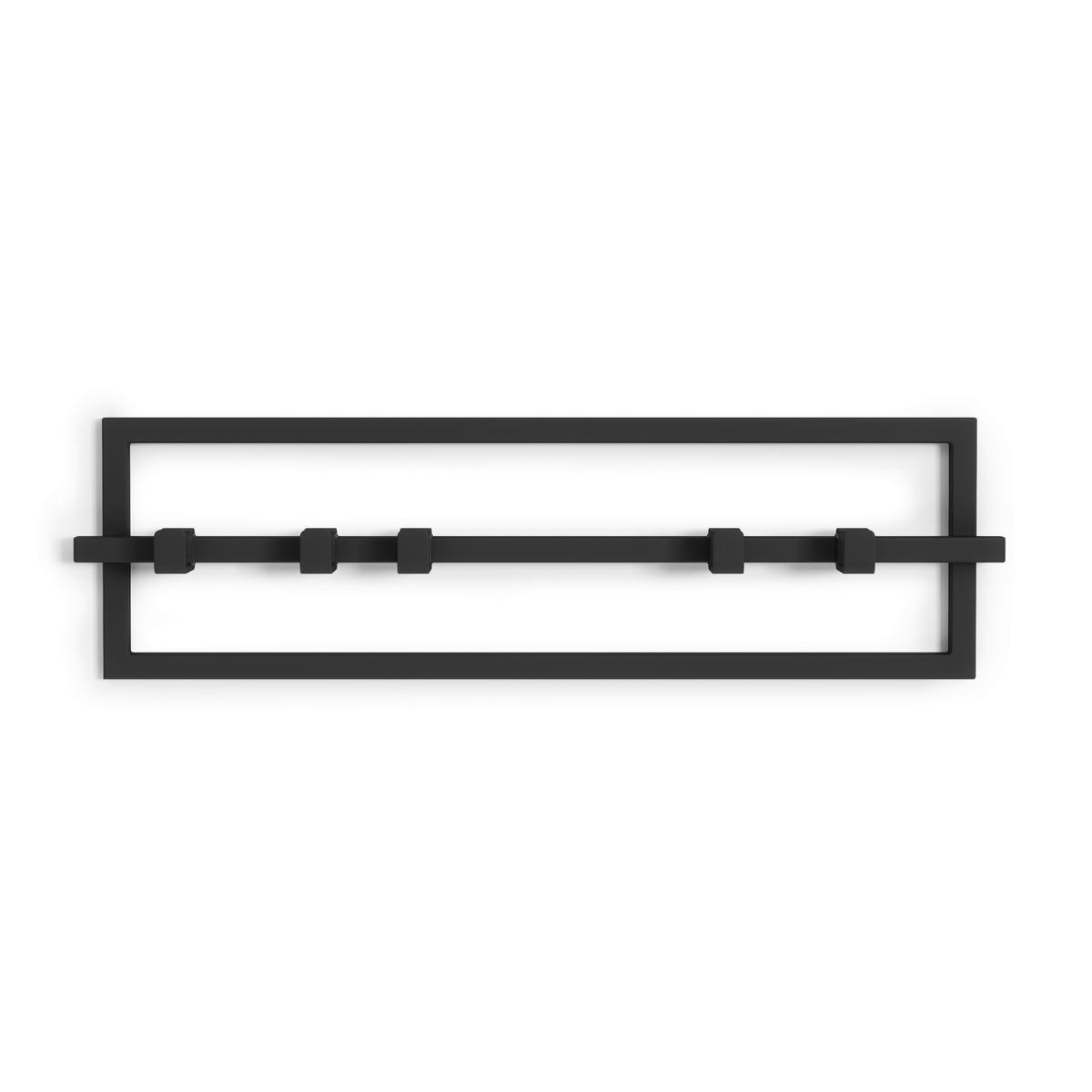 GARDEROBA ZIDNA   crna  metal  - crna, Basics, metal (53/15/6cm) - Umbra