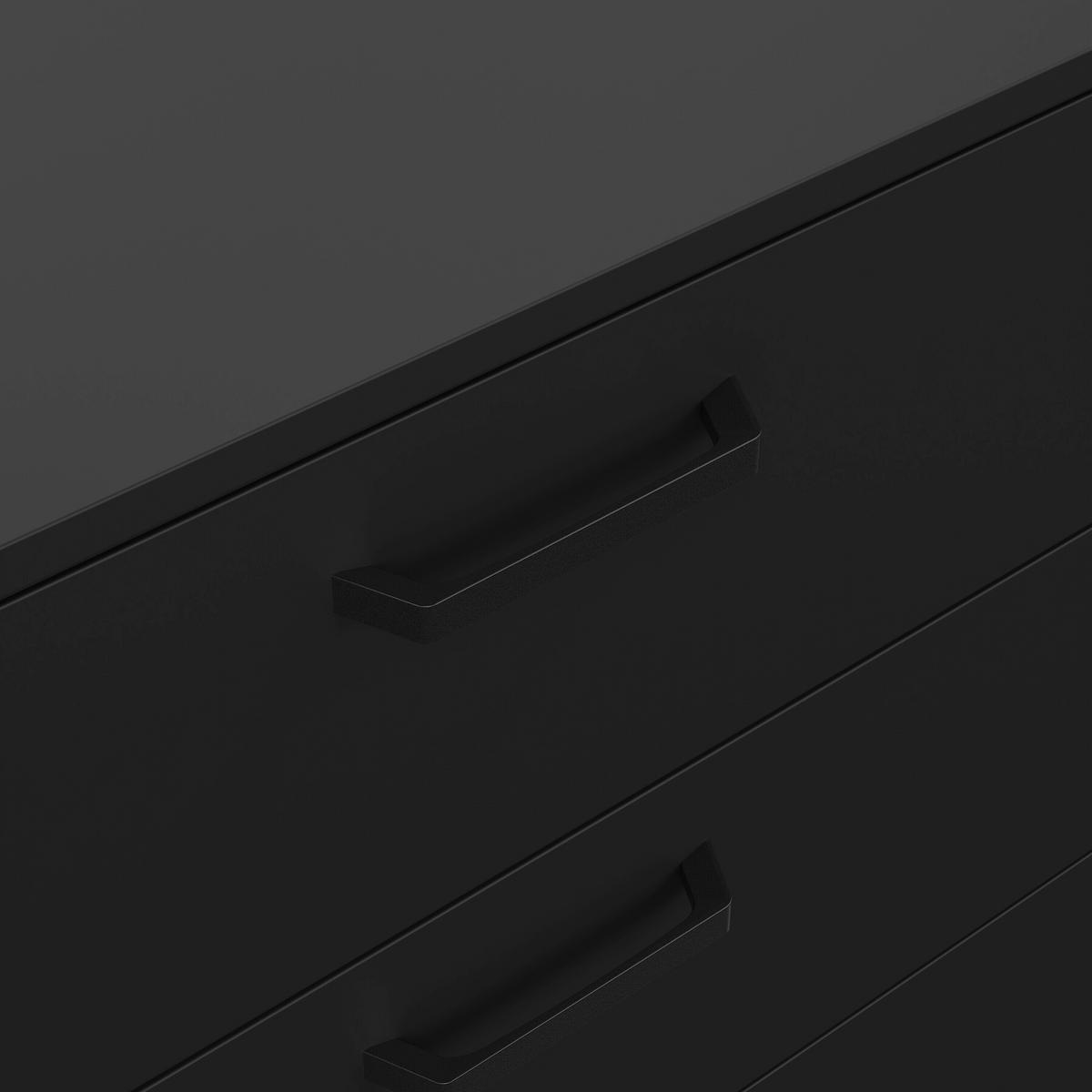 SIDEBOARD  in 98,7/76,6/39,8 cm  - Schwarz, Design, Holzwerkstoff/Metall (98,7/76,6/39,8cm) - Best Price