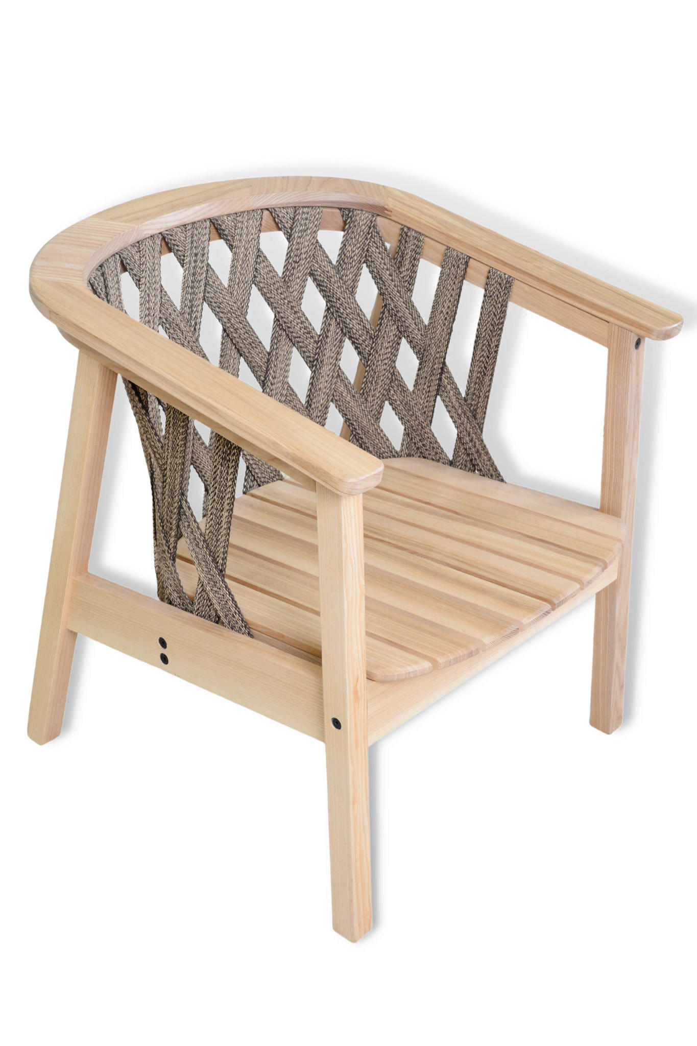 GARTENSTUHL Esche Braun, Naturfarben  - Braun/Naturfarben, ROMANTIK / LANDHAUS, Holz (65,5/67,5/64,5cm) - Modante