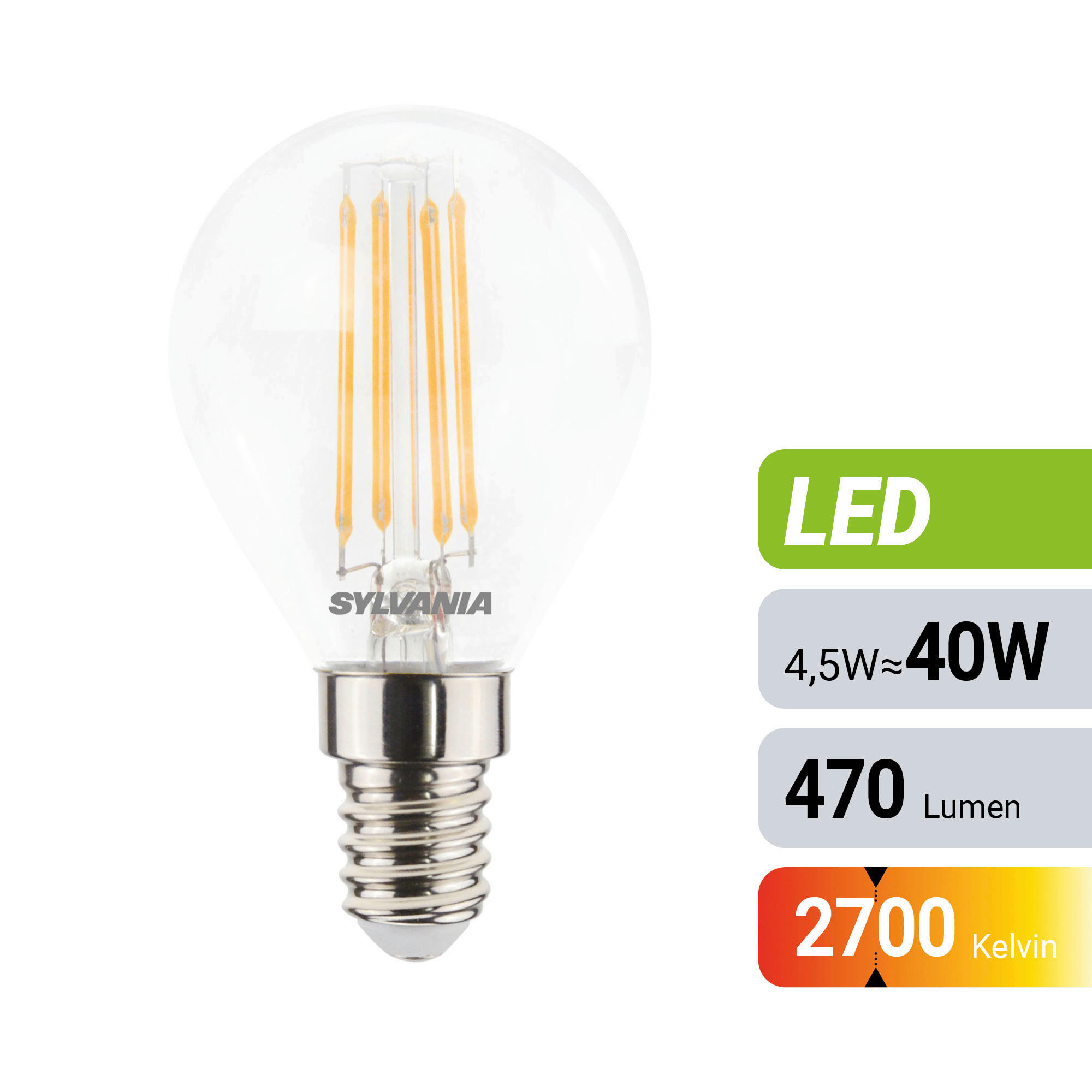 LED FILAMENT IZZÓ   E14  - Basics (4,5/8cm)