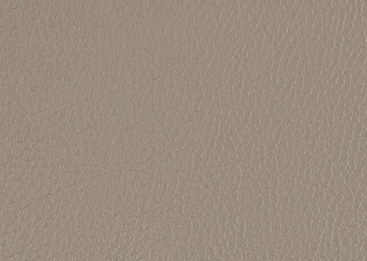 ECKBANK in Holz, Metall, Leder Taupe  - Taupe/Edelstahlfarben, Design, Leder/Holz (162/237cm) - Ambiente