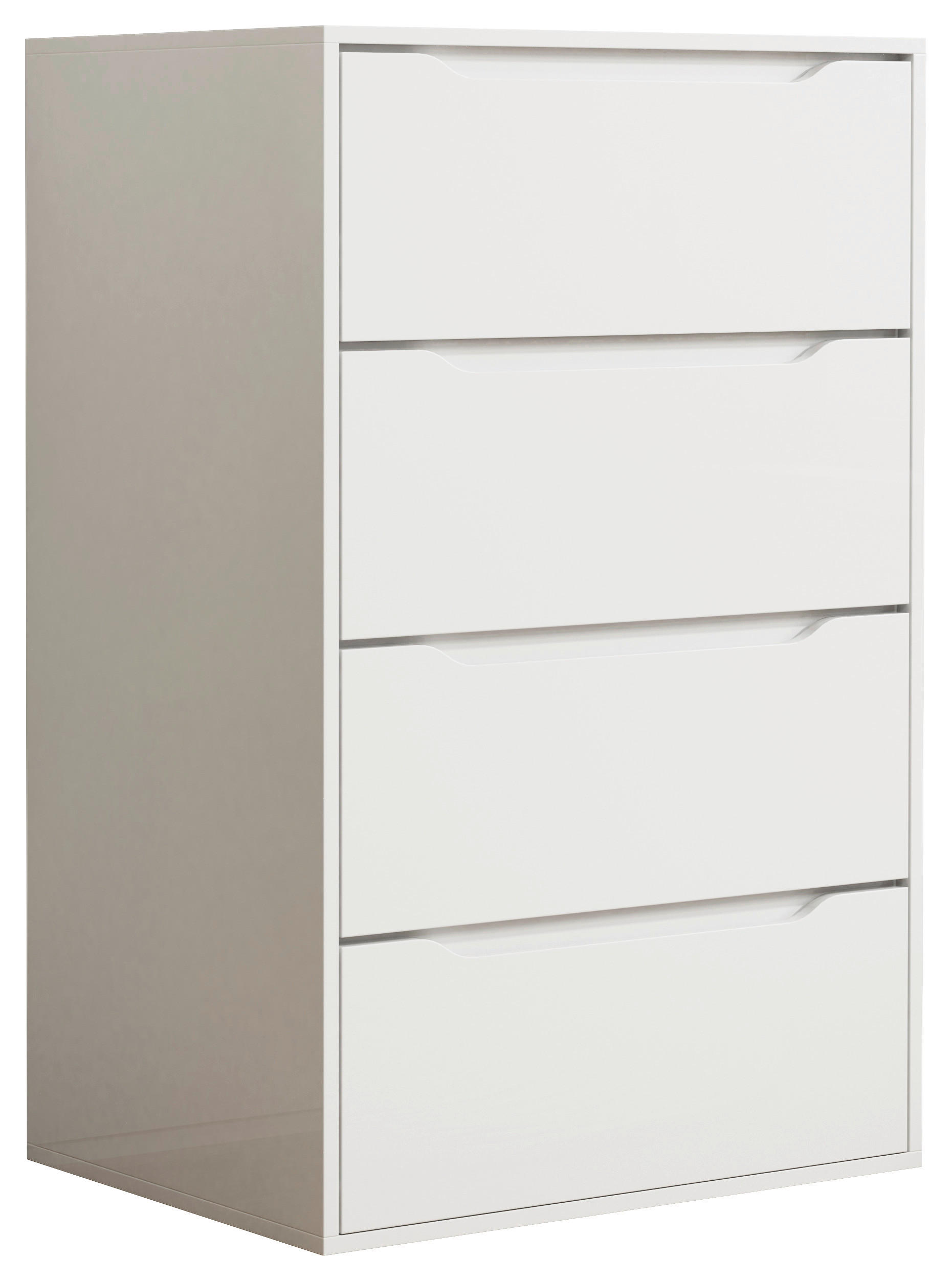 KOMMODE Malira  in 65/102/48 cm  - Weiß, Design, Holzwerkstoff (65/102/48cm) - MID.YOU