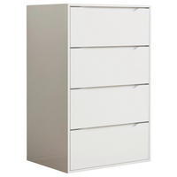 KOMMODE Malira, 65/102/48 cm, 4 Schublade(n)  - Weiß, Design, Holzwerkstoff (65/102/48cm) - MID.YOU