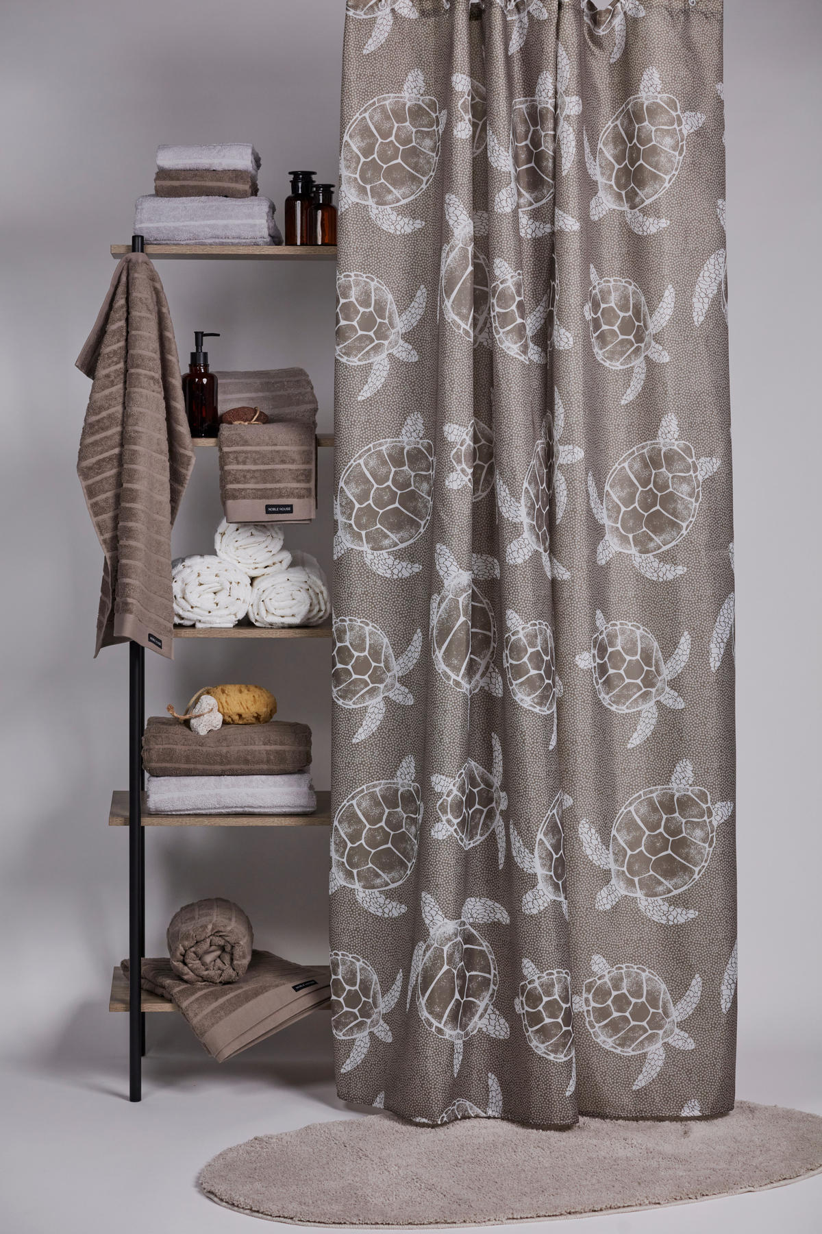 BADRUMSMATTA beige 60/90 cm  - beige, Basics, textil/plast (60/90cm)