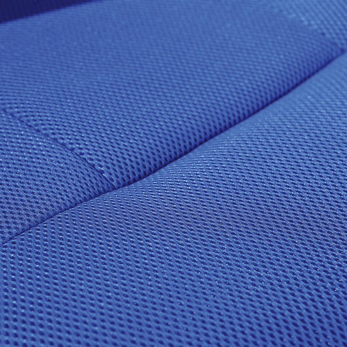 JUGENDDREHSTUHL Lederlook, Netz Blau  - Chromfarben/Blau, MODERN, Kunststoff/Textil (43/88-98/56cm) - MID.YOU