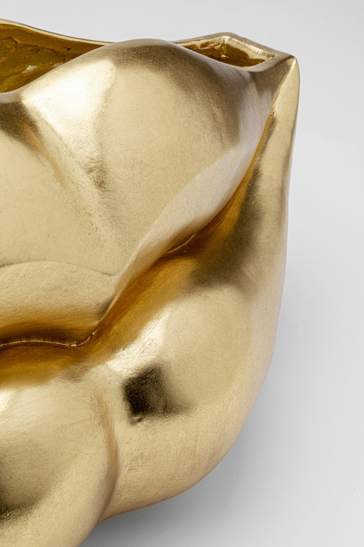 VASE 29 cm  - Goldfarben, Design, Kunststoff (57,5/29,5/29,5cm) - Kare-Design