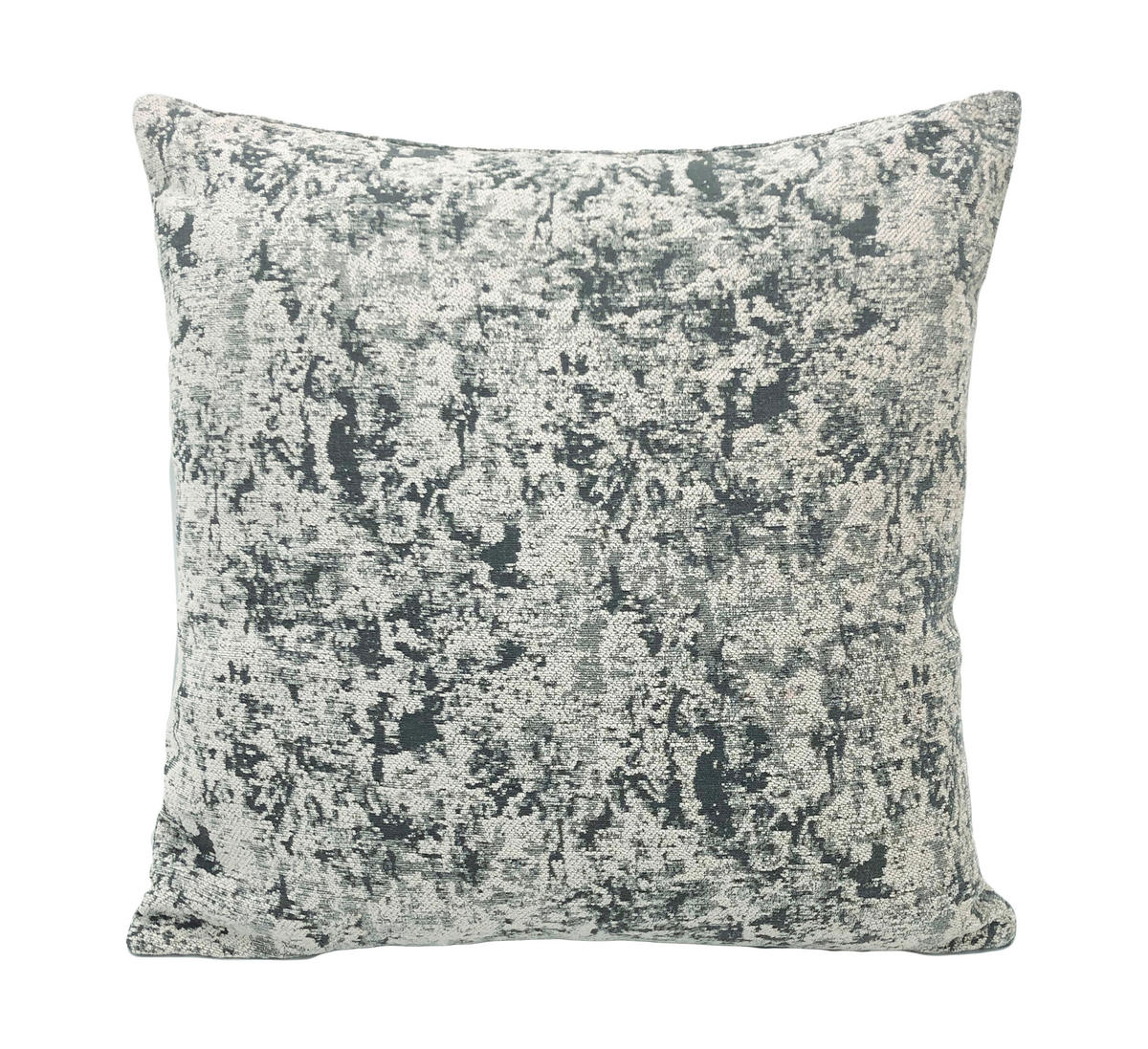 DEKORATIVNA JASTUČNICA 40/40 cm  - žad zelena/bela, Konvencionalno, tekstil (40/40cm)
