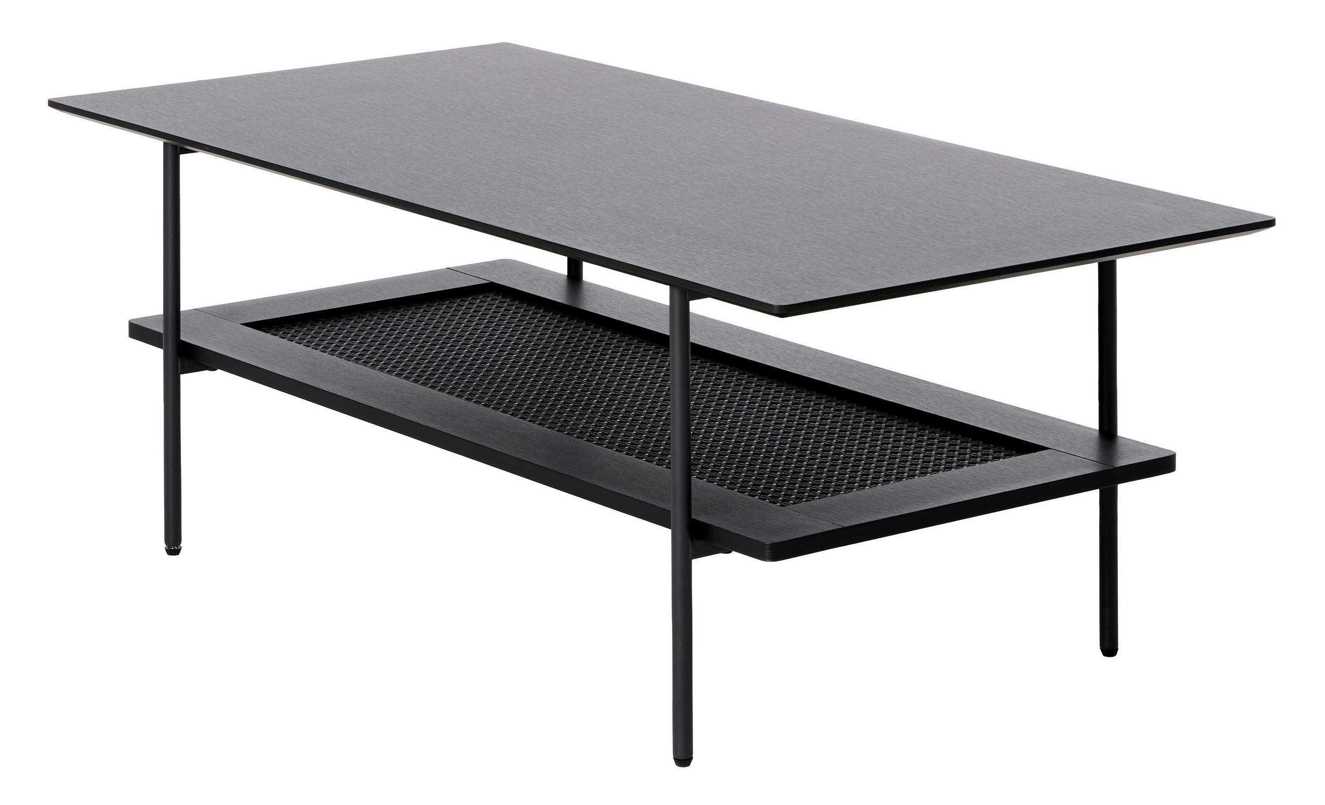 COUCHTISCH PENSACOLA 110/55/40 cm Schwarz  - Schwarz, MODERN, Holzwerkstoff/Metall (110/55/40cm) - Boxxx
