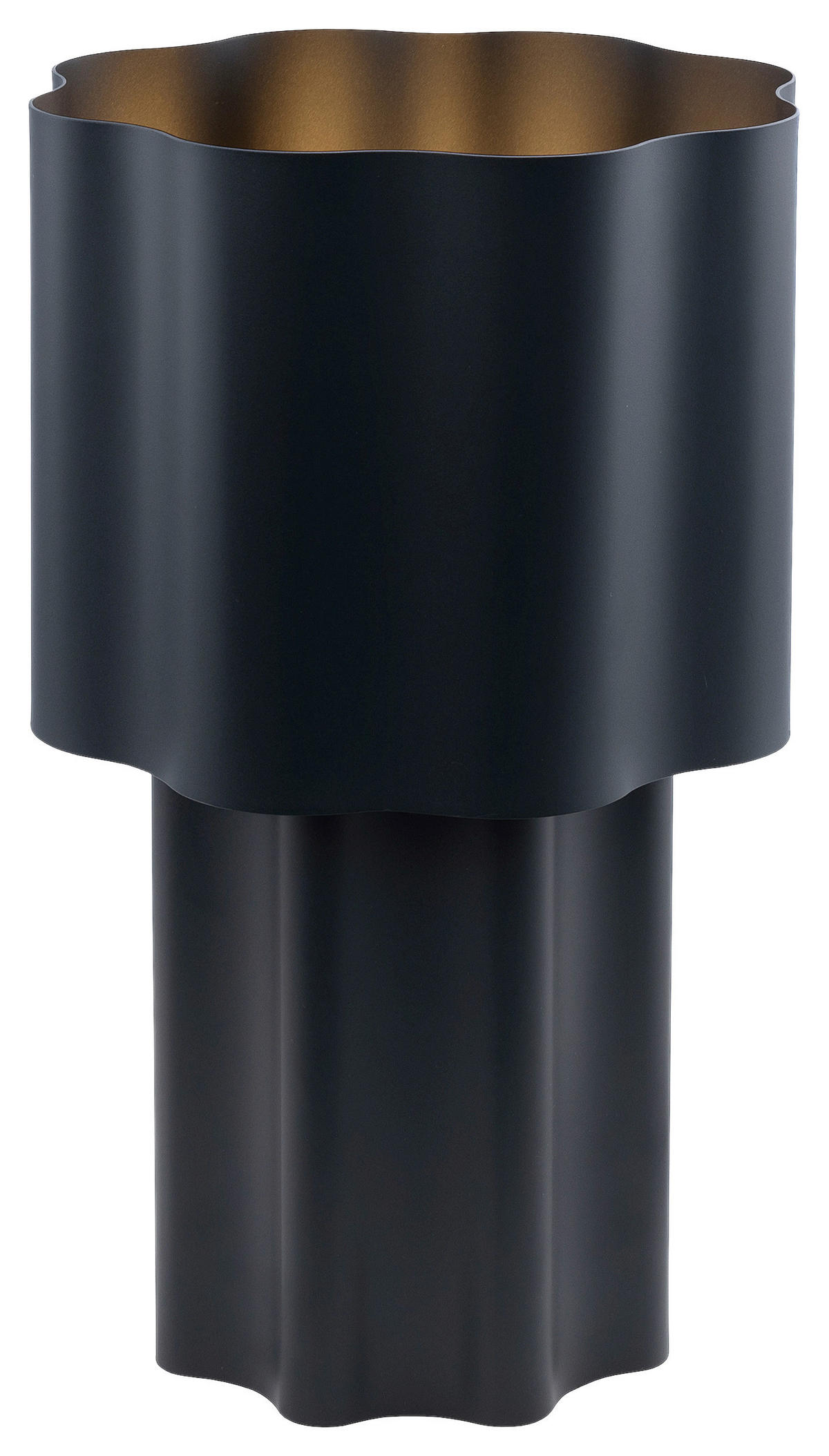 TISCHLEUCHTE - Schwarz, Trend, Metall (23/36cm) - Collet's Monde