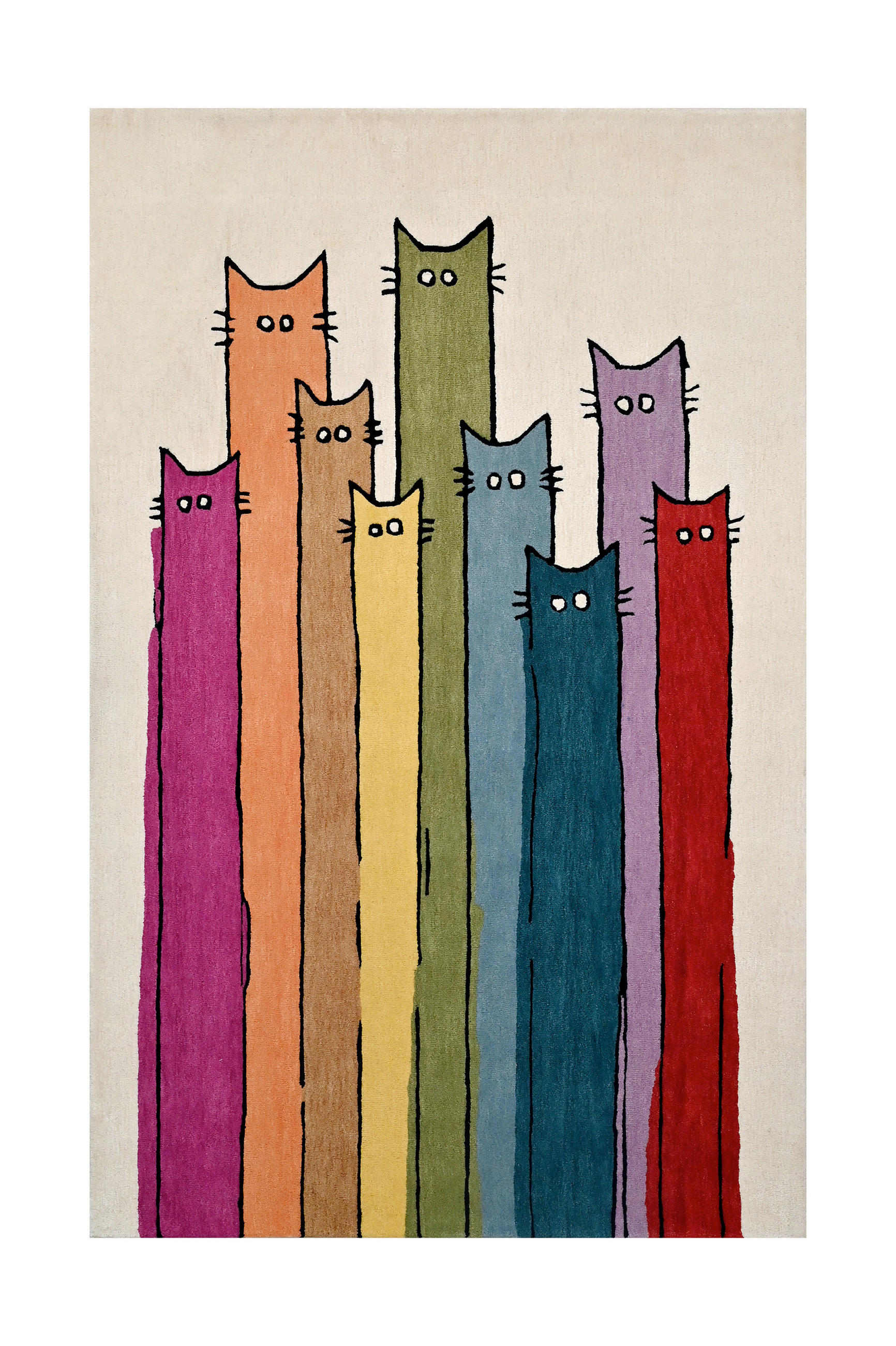 ORIENTTEPPICH 160/230 cm Cat Walk Multicolor  - Multicolor, Design, Textil (160/230cm) - Cazaris