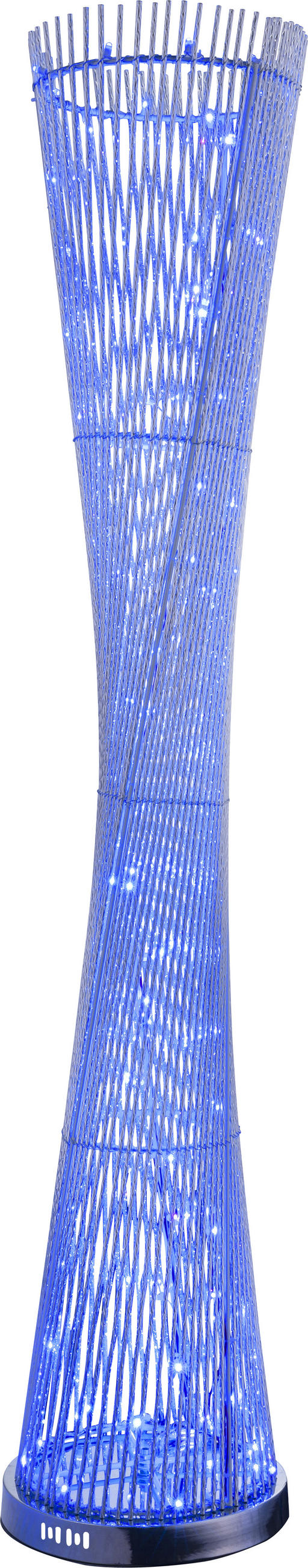 LED SVJETILJKA PODNA Anton  - srebrne boje, Design, metal (28/143cm) - Globo