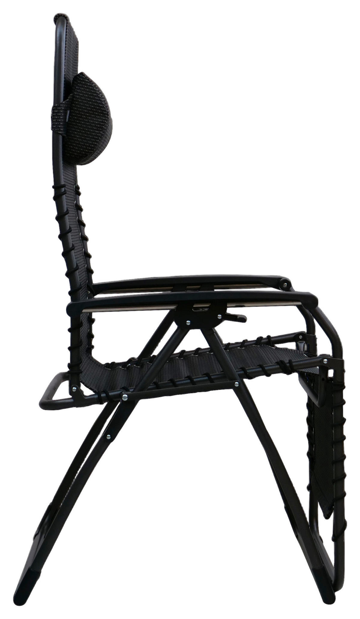 GARTEN-RELAXSESSEL Stahl  - Anthrazit, KONVENTIONELL, Kunststoff/Textil (67/120/67cm)