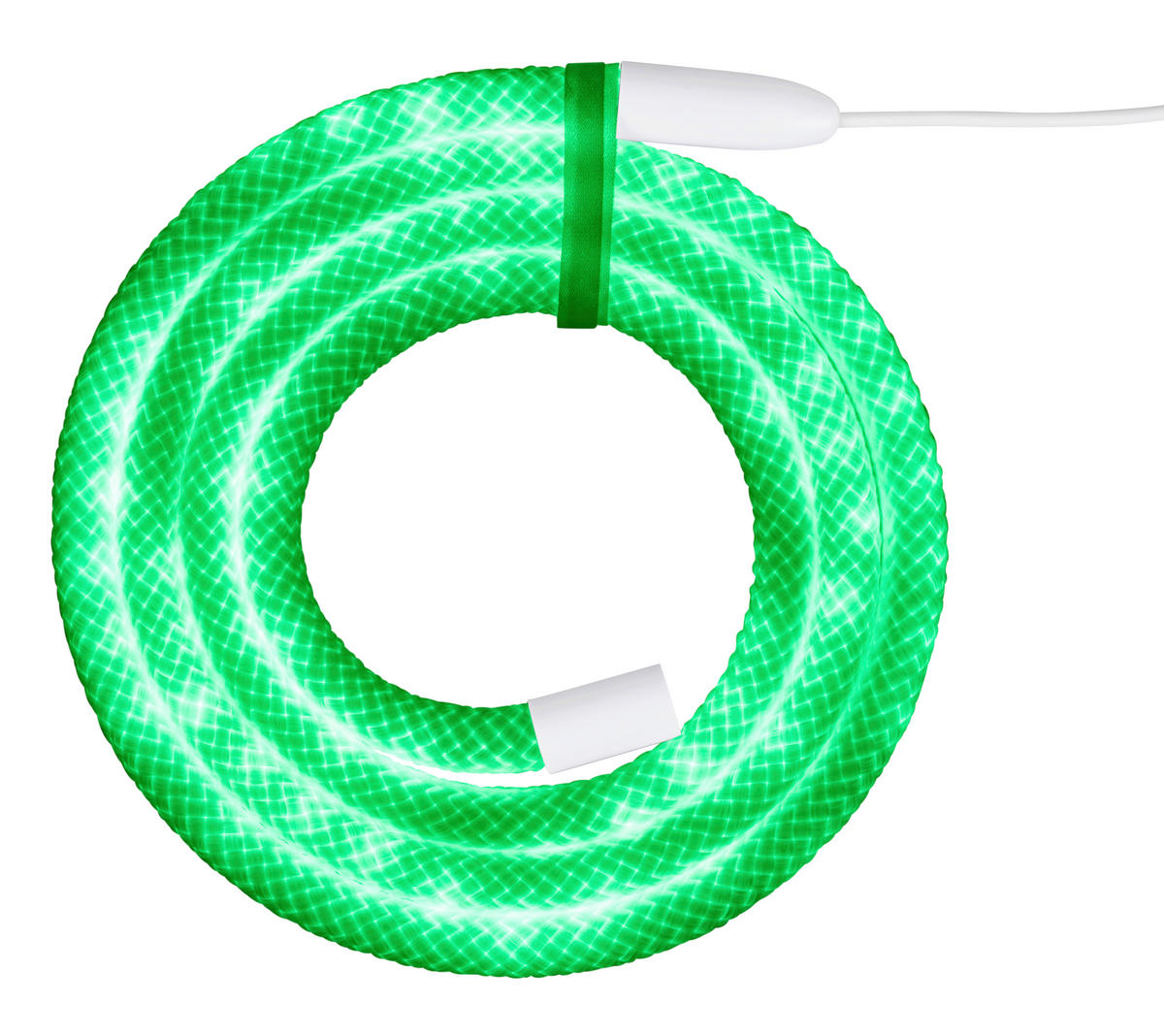 LED SZALAG 200 cm  - fehér, Basics, műanyag (200cm)