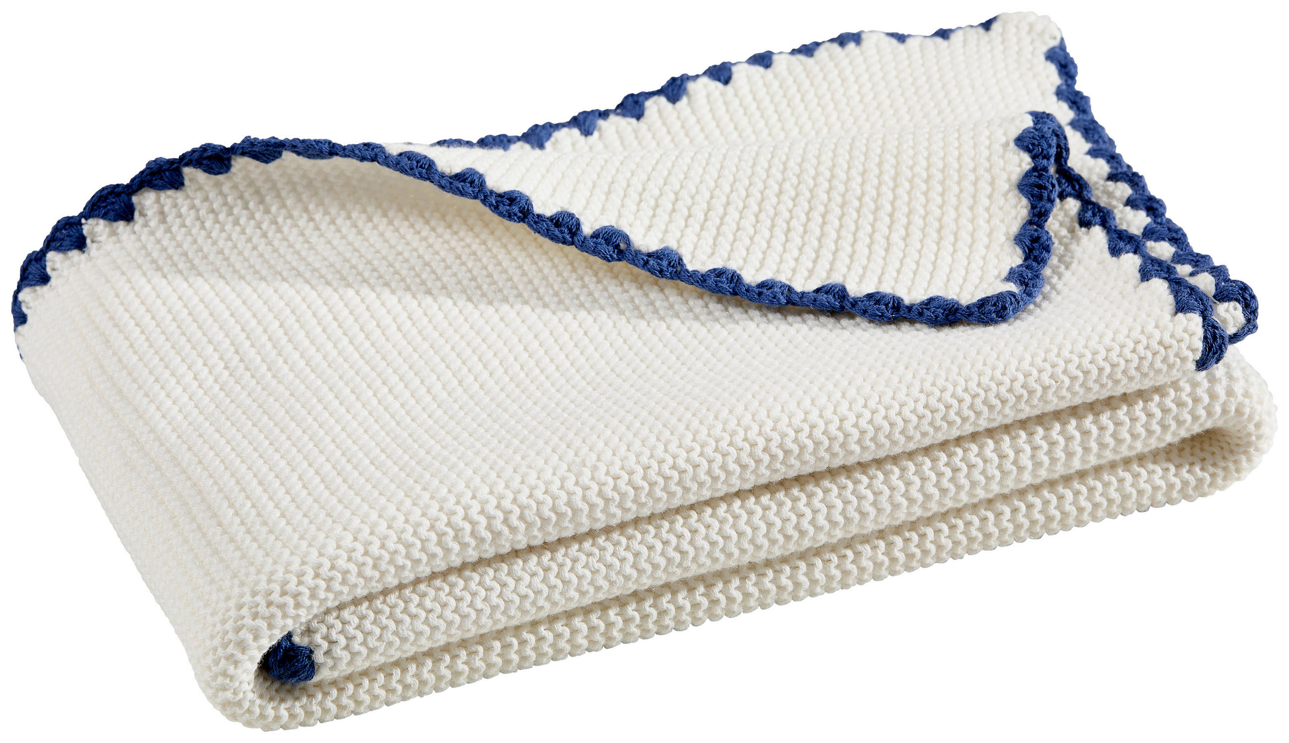 SCHMUSEDECKE  70/90 cm  - Blau/Weiß, Trend, Textil (70/90cm) - My Baby Lou