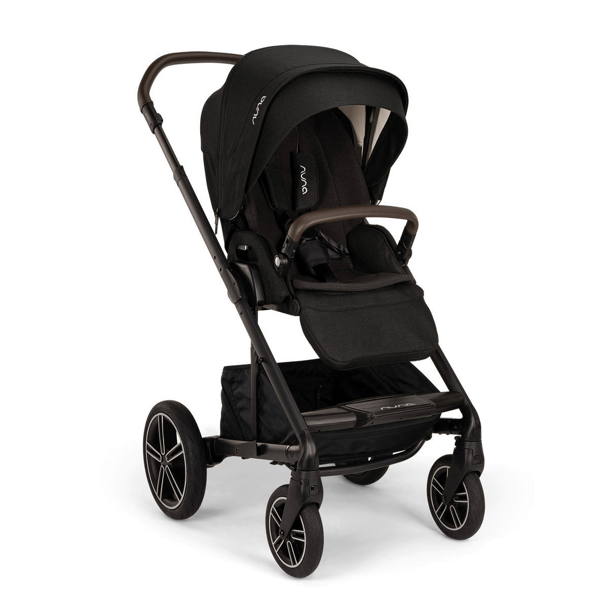 KINDERWAGENSET  MIXX NEXT  CAVIAR  - Schwarz, Basics, Kunststoff/Textil (60/110/82cm) - Nuna