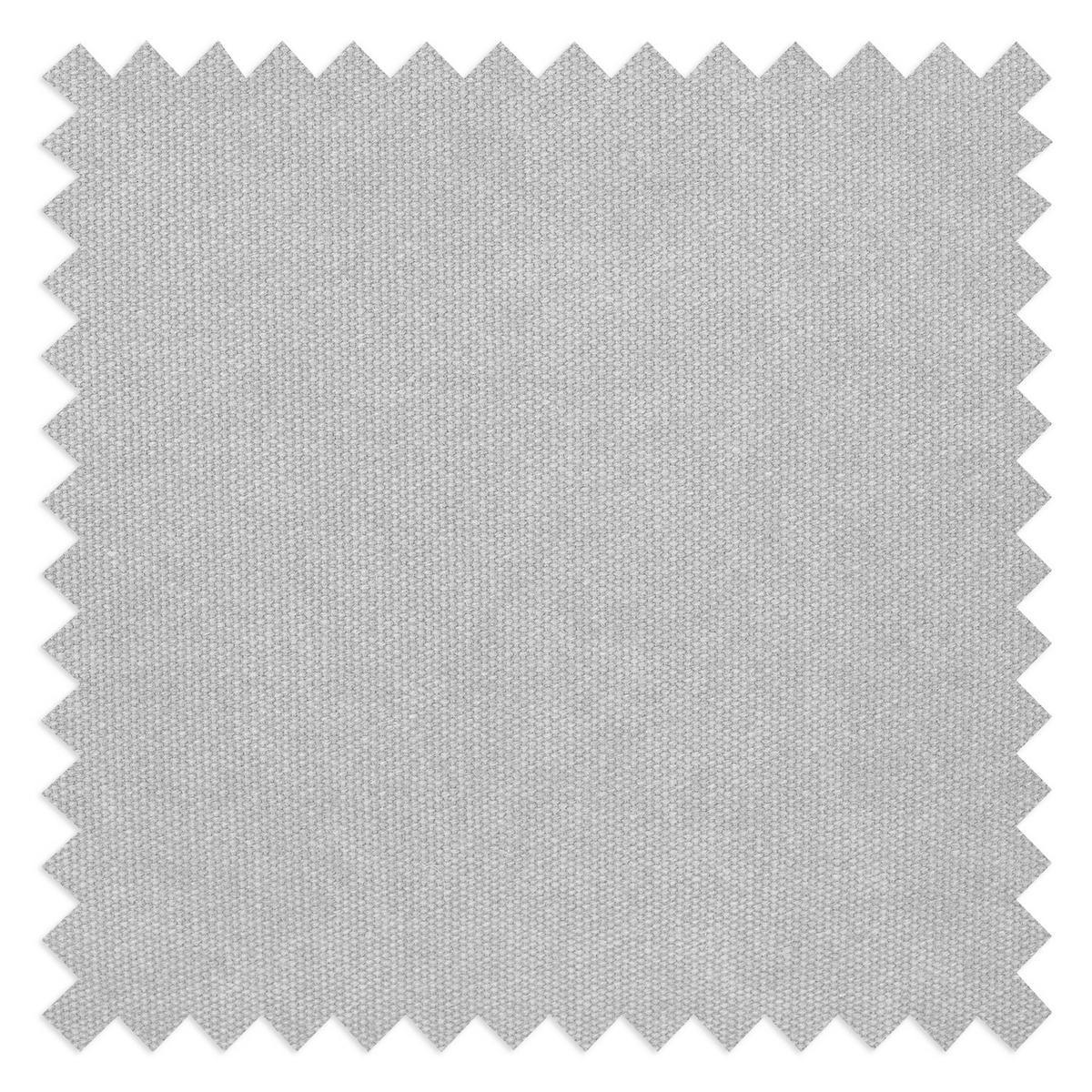 BIGSOFA Webstoff Hellgrau  - Hellgrau/Schwarz, Design, Kunststoff/Textil (338/90/119cm) - P & B