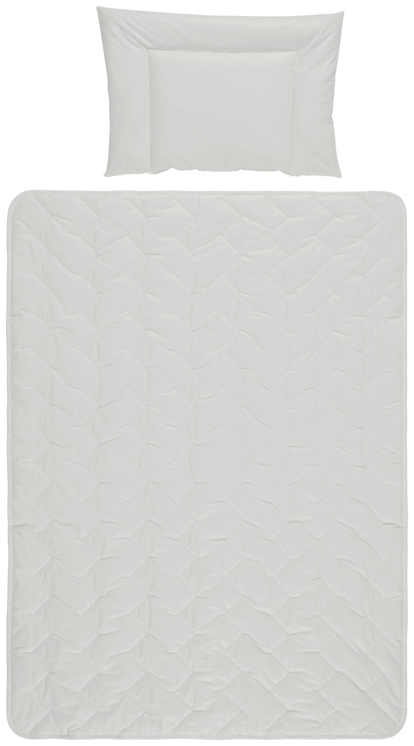 KINDERBETTSET 100/135 cm  - Weiß, Natur, Naturmaterialien/Textil (100/135cm) - Avelia