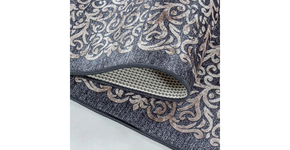 FLACHWEBETEPPICH 80/150 cm Fiesta Schwarz - Schwarz, Design, Leder/Textil (80/150cm) - Novel